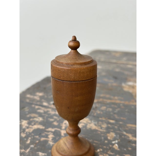 Vintage Treen Ware Vessel Trio, Circa 1940s For Sale - Image 15 of 18