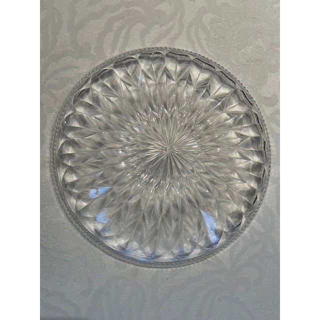 1960s Mid-Century Queen Anne Silver-Plated and Glass Double Jam Server - 3 Pieces For Sale - Image 11 of 11
