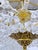 Brass Vintage 1950s Italian Brass Basket Chandelier For Sale - Image 8 of 15