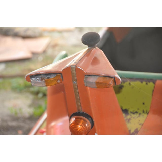 Orange and Green Carousel Plane, 1960s For Sale - Image 12 of 18