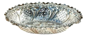 Antique Victorian Silver Bon Bon Bowl, 1894