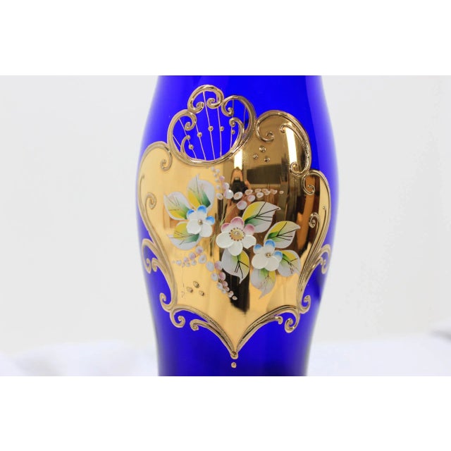 Czech Glass Vase from Novoborské Sklo, 1970s For Sale - Image 9 of 11