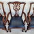 Wood Councill Chippendale Mahogany & Leather Dining Chairs Set of 4 For Sale - Image 7 of 18
