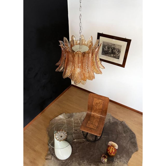 Brown Italian 6-Tier Chandelier in Murano Glass For Sale - Image 8 of 18