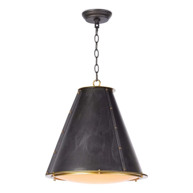 Regina Andrew French Maid Chandelier SM (Blackened Brass Natural Brass) For Sale