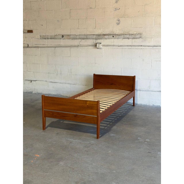 Teak Bed Danish Mid-Century Modern 1960s For Sale - Image 10 of 10