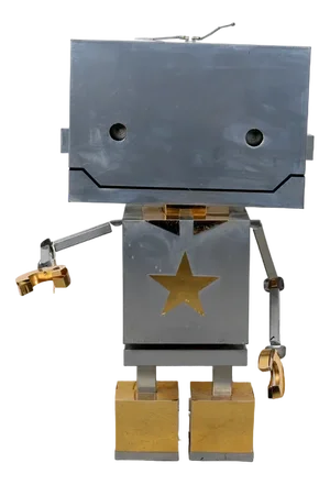 Vintage Robot Lamp, 1970s