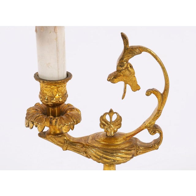 Antique 20th Century Classical Ormolu Aladdin Table Lamp For Sale - Image 6 of 16