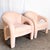 Postmodern Postmodern Sculpted Pink Lounge Chairs - A Pair For Sale - Image 3 of 9