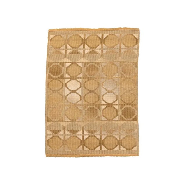 1970s Scandinavian Modern Rya Rug from Svängsta Mattväveri Ab, 1970s For Sale - Image 5 of 6