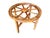 Southwestern Wooden Wagon Wheel Table and Chairs Set, 1960s For Sale In Los Angeles - Image 6 of 7