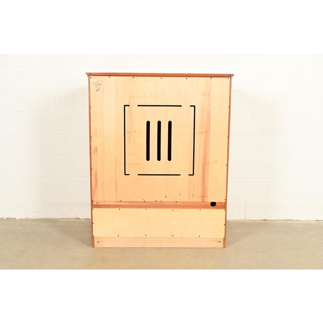 Harden Furniture Arts and Crafts Shaker Solid Cherry Wood Media Cabinet For Sale - Image 17 of 18