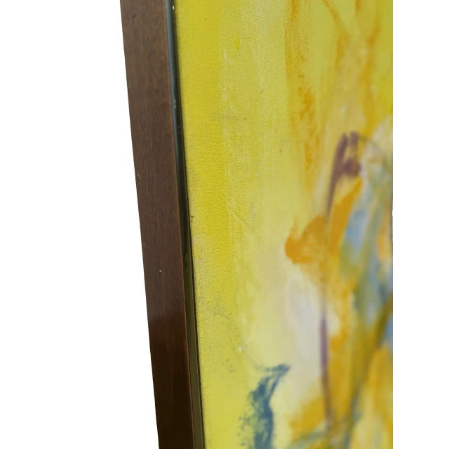 Cleve Gray (1918–2004) "Suntrack" Acrylic on Canvas 1987 For Sale In Providence - Image 6 of 12