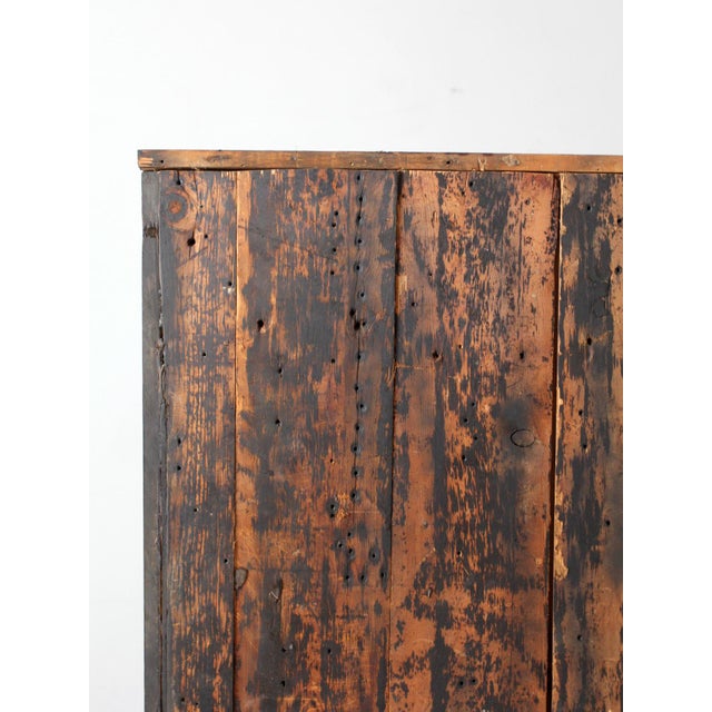 Antique Primitive Cabinet Cupboard For Sale - Image 11 of 18