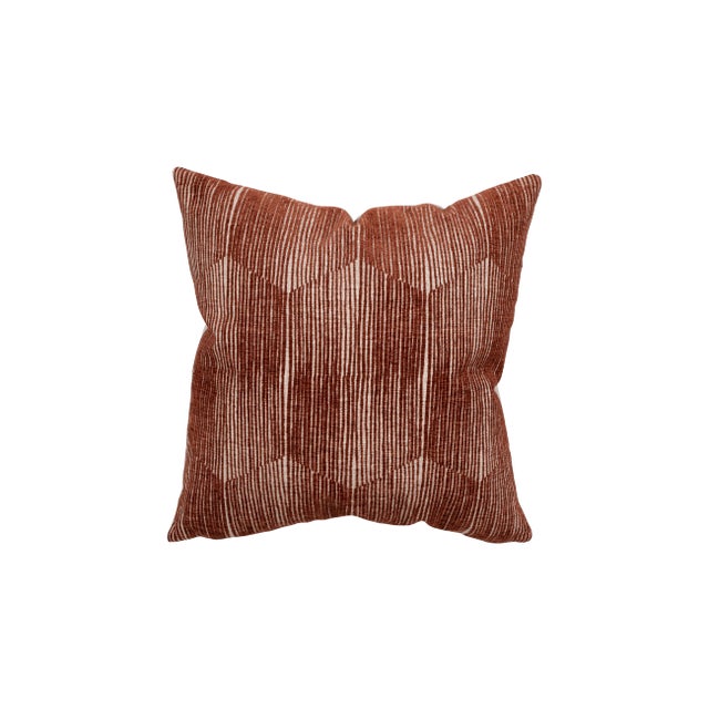 Decorative pillow; knife edge; hidden zipper closure; 90/10 feather/down insert Dry Clean
