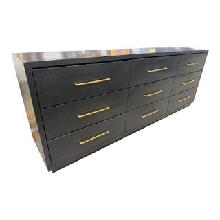 Four Hands Black Wood "Suki" Dresser For Sale