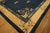 Special Aysimmetric Detail in a Chinoiserie Pattern a Navy Open Field Chinese Peking Rug For Sale - Image 9 of 11