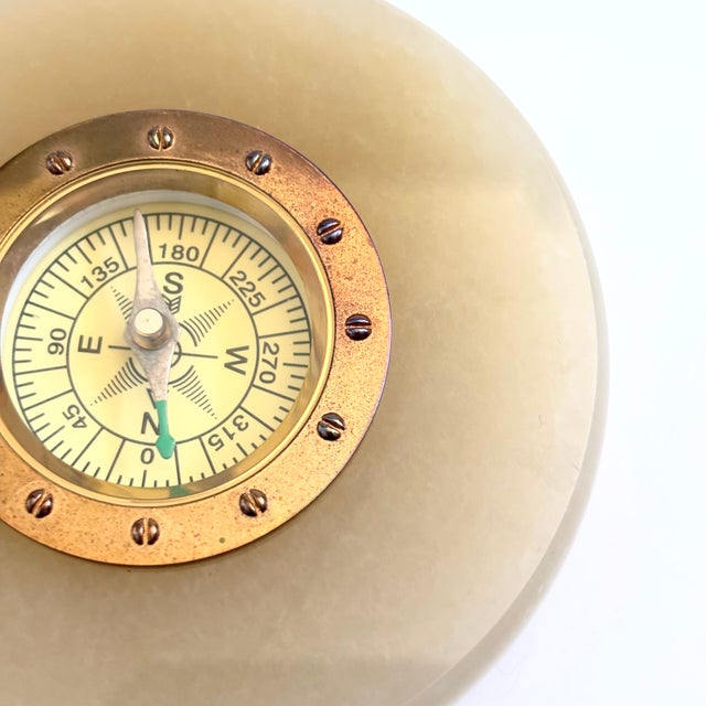 Late 20th Century Vintage Stone Compass For Sale - Image 5 of 7