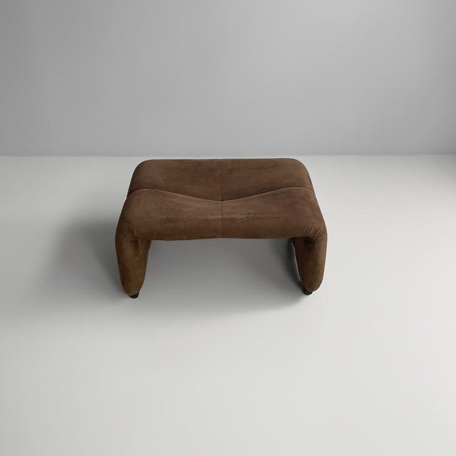 Italian Modern Poufs Coronado by Afra Tobia Scarpa for B&B, 1970s, Set of 2 For Sale - Image 3 of 10