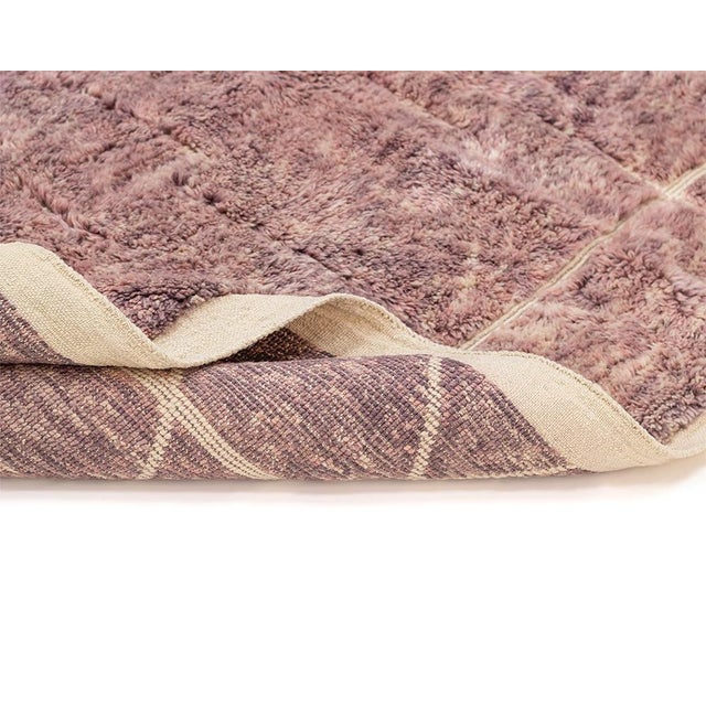 Textile Hand-Knotted Wool Rug by Azele Studio For Sale - Image 7 of 12