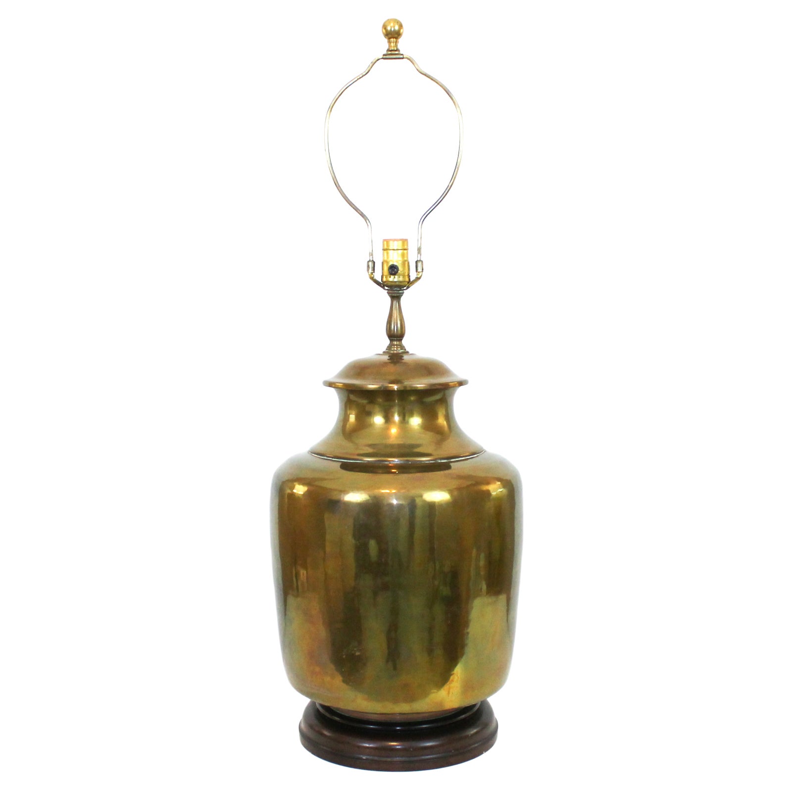 Vintage Oversize Asian Brass Lamp by Wildwood Chairish