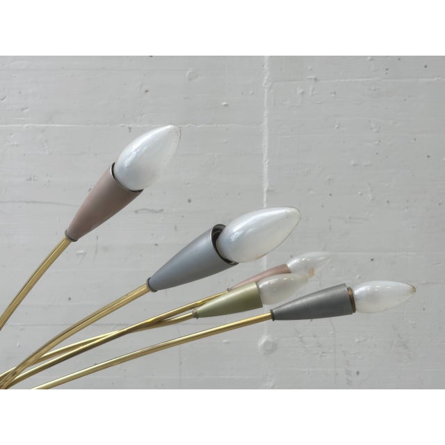 Vintage Sputnik Spider Lamp, 1950s For Sale - Image 3 of 13