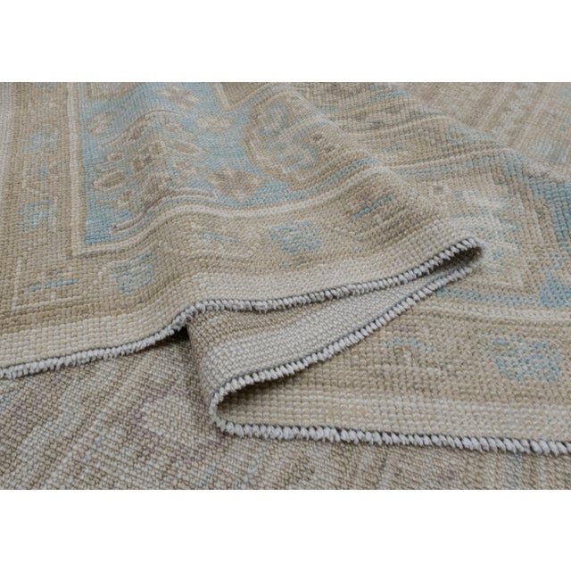 Brown Turkish Antique Look Oushak Rug 8'6" x 10'5" For Sale - Image 8 of 8