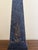 Late 20th Century Neoclassical Faux Marble Obelisk With Brass Mounts For Sale - Image 5 of 11