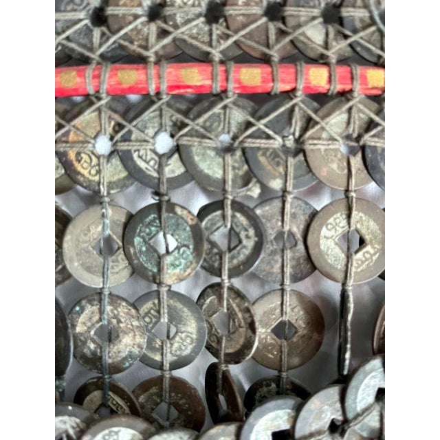 Asian Rare Large Antique Balinese Temple Hanging Lamak, Indonesia For Sale - Image 3 of 12