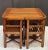 Heals and Sons Heal's Card or Games Table and Chairs Set From England, c.1930 For Sale - Image 4 of 12