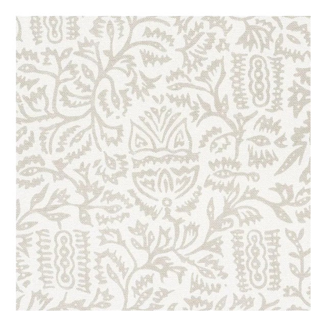 Sample - Schumacher Morris Fabric in Taupe For Sale