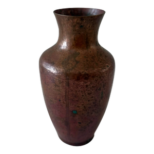Vintage Hand Made Hammered Copper Vase