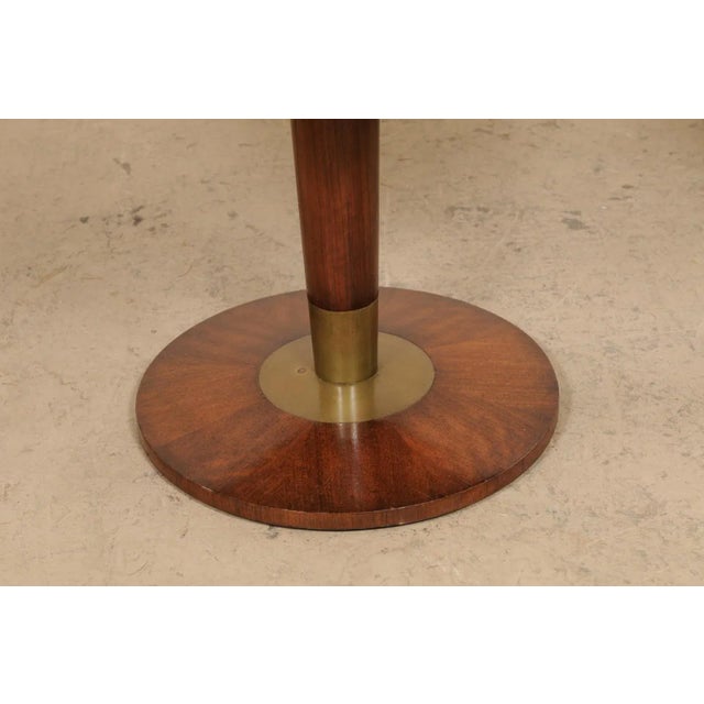 Mid-Century Sunburst Mirror Top Tables - a Pair For Sale - Image 11 of 12