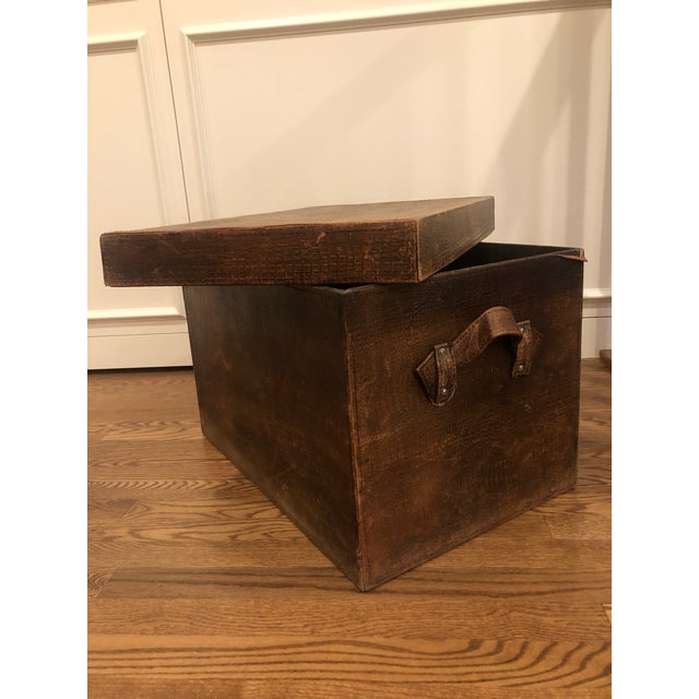 Leather Storage Box With Lid Chairish
