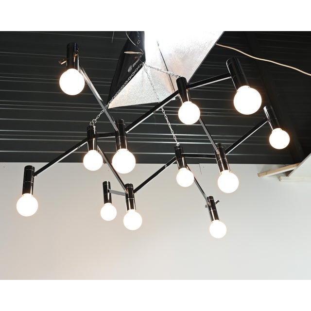 1970s Vintage Modular Chandelier, 1970 For Sale - Image 5 of 14