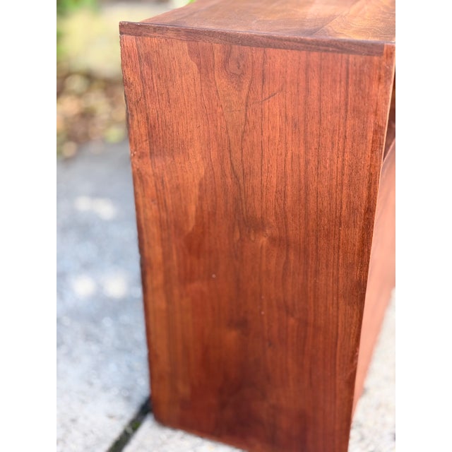 Mid-Century Danish Teak Drop-Down Secretary Desk For Sale - Image 9 of 17