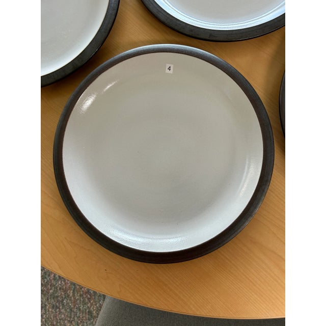 1960s 1960s Heathware Dinner Plates- Set of 8 For Sale - Image 5 of 12