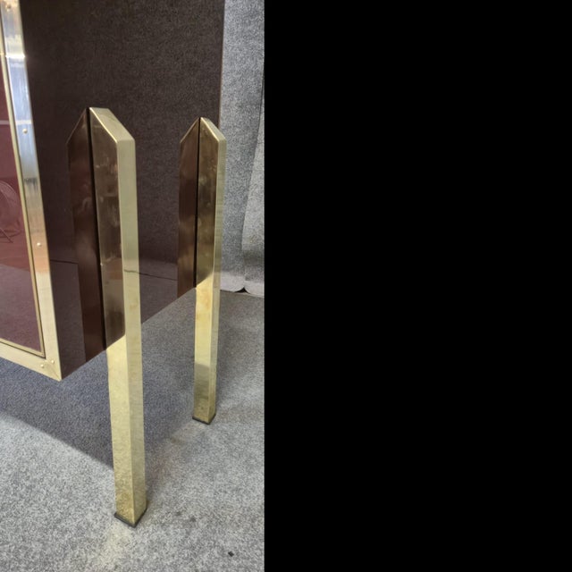 Justfurnituress Sideboard in Birch Wood and Red Glass from Justfurnituress SRL For Sale - Image 11 of 16