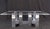 Paul Evans 1960s Cityscape Aluminum Base Glass Rectangle Top Rounded Corners Coffee Table For Sale - Image 4 of 9