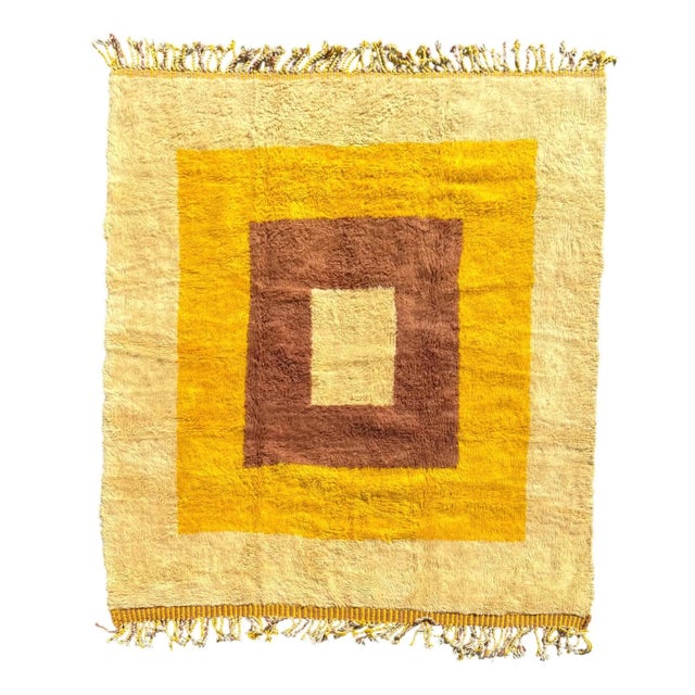 Moroccan Mrirt Wool Rug, 2010s For Sale - Image 10 of 10