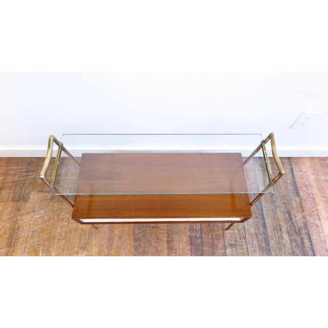 Mid-Century Modern Italian Tiered Side Table For Sale - Image 3 of 13