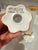 Ceramic Vintage White and Gold Salt & Pepper Shakers For Sale - Image 7 of 7
