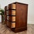 Brown Vintage Mahogany Serpentine Chest W/ Leather Top For Sale - Image 8 of 10