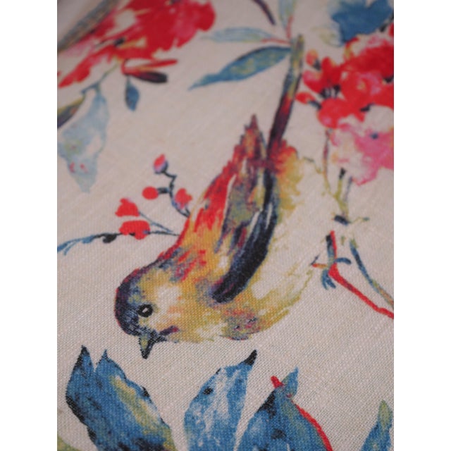 Vintage White Painted Swan Carved French Style Vanity Bench For Sale - Image 9 of 11