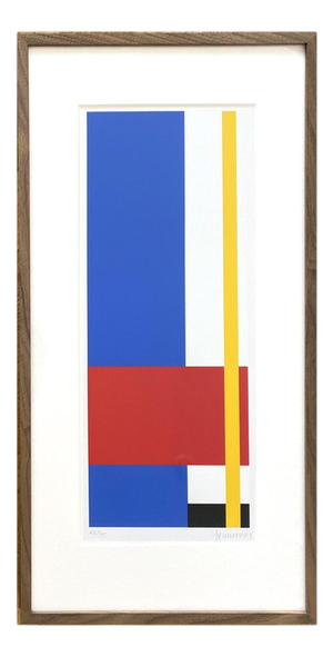 Jo Niemeyer, Utsjoki, 1982, Handprinted Serigraph, Paper