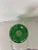 Emerald Green Cut-to-Clear Crystal Bud Vase Carafe For Sale - Image 4 of 12