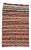 Mid 20th Century Striped Vintage Kilim Rug For Sale