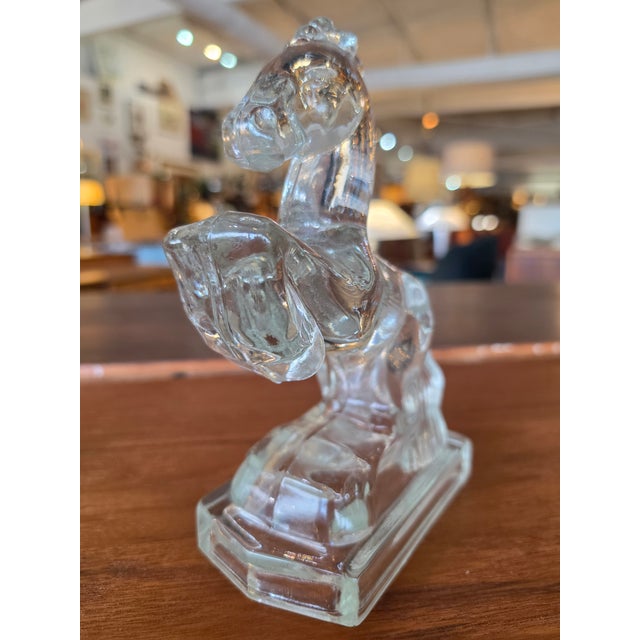 1970s Le Smith Pressed Glass Horse Bookends For Sale - Image 13 of 14