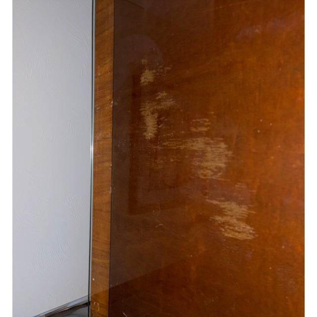 1980s Ethan Allen Banded Mahogany Clawfoot Dining Table + 4 Chairs For Sale - Image 11 of 17