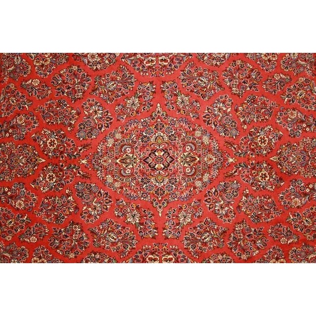 Middle Eastern Hand-Knotted Sarough Rug For Sale - Image 9 of 11